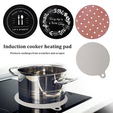 This is the reason why you have to use cookware with thick plain. Stove Mat Pads Fiberglass Induction Cooktops Magnetic Non Slip Silicone Scratch Protector Heat Resistance For Induction Cooker Mats Pads Aliexpress