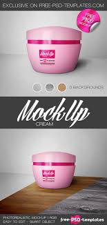 Free Cream Mock Up Mockup Design Freebie Photoshop Mockup
