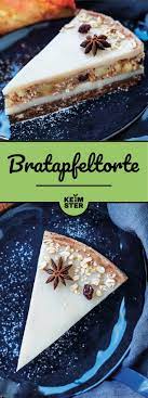 bratapfeltorte keimster rezept bratapfeltorte susse backerei lebensmittel essen