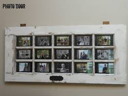 Repurposed Door To Wall Photo Art Door Picture Frame Doors Repurposed Cool Diy Projects