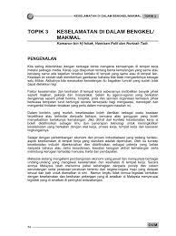 Kode praktis ilo keselamatan dan kesehatan kerja di kehutanan (terjemahan elias). Topik 3 Keselamatan Di Dalam Bengkel Makmal Pdf