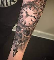 Image Result For Forearm Timepiece Tattoo Watch Tattoos Watch Tattoo Design Hand Tattoos For Guys