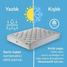 Yatak çeşitleri arasında sizin için en iyisi belirlemek kaliteli bir uykunun da ilk adımı olacaktır. Yatas Blue Star Yatak Dht Yay Teknolojisi Ile