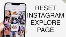 How To Reset Instagram Explore Page! (2023) - YouTube