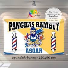 Dihalaman ini anda akan melihat gambar rambut keren 2019 yang bagus! Spanduk Banner Pangkas Rambut Model A Shopee Indonesia