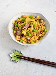 On one side of the roll layer prime rib slices, sautéed onion, and arugula. Leftover Prime Rib Fried Rice The Ultimate Beef Fried Rice Omg Yummy