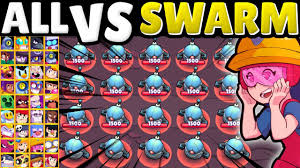 Brawl stars is an extremely entertaining game! Brawl Stars Olympics 38 Brawlers Vs The Swarm Who Is Fastest Youtube