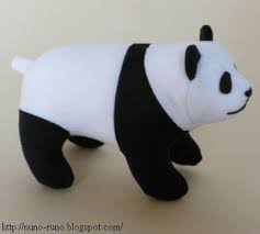 Nuno Life Small Panda Sewing Stuffed Animals Stuffed Animal Patterns Animal Sewing Patterns
