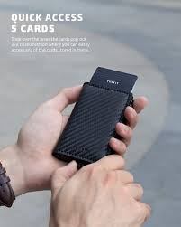 Maybe you would like to learn more about one of these? Amazon Com Vulkit Credit Card Holder Rfid Blocking Leather Automatic Pop Up Wallet Aluminum Slim Pocket Bifold Business Card Case Carbon Fiber Black Clothing Shoes Jewelry