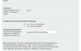 The volkswagen service credit card is issued by citibank, n.a. Volkswagen Bank Visa Card Pur Im Test