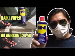 Lebih bengang bukan sendiri bikin. Wd 40 Baiki Wiper Untuk Hilangkan Calar Kereta Youtube