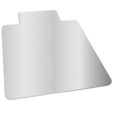 Deflect O Hard Floor Clear 45 In X 53 In Vinyl Economat With Lip Chair Mat Cm2e232com The Home Depot