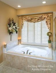 High humidity and temperature change can cause wood blinds and shutters to warp, so stick with faux wood blinds, aluminum mini blinds, or vinyl roller shades. Best 25 Bathroom Window Curtains Ideas On Bathroom Window Curtains Bathroom Windows Small Bathroom Remodel