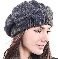 F N Story Lady French Beret Wool Beret Chic Beanie Winter Hat Jf Br034 Hy022 Grey At Amazon Women S Clothing Stor Winter Fashion Hats Winter Hats Chic Beanie