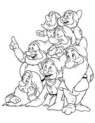 Printable coloring pages of snow white, bashful, doc, dopey, grumpy, happy, sleepy and sneezy from disney's snow white and the seven dwarfs. Happy Seven Dwarfs Coloring Page Free Printable Coloring Pages For Kids