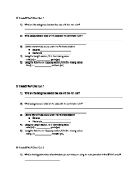 5th grade staar chart quizzes