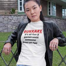 Bukkake Joke T-shirt. Inappropriate Sexual Humor Sex Party - Etsy
