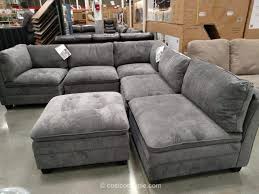 6 Piece Modular Fabric Sectional Costco Modular Sectional Sofa Modular Sectional Sectional Sofa