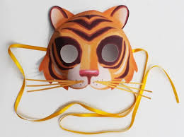 30 Diy Paper Mask Design Ideas Cool Crafts Printable Animal Masks Animal Mask Templates Tiger Art