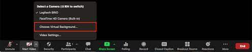Dazu einfach auf den pfeil neben „video beenden klicken. Virtueller Hintergrund Zoom Help Center