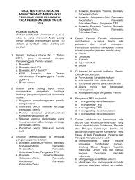 Check spelling or type a new query. Soal Soal Tes Seleksi Panwaslu Kecamatan Jawabanku Id