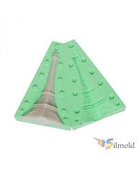 Professional quality silicone mold chocolate fondant cake candy decoration soap candle isomalt baking tools sugarcraft. Eiffel Tower Silicone Mold