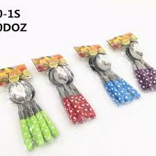 1 set terdiri dari : Sendok Polkadot 12 Pcs Sendok Makan Polkadot 1 Lusin Shopee Indonesia