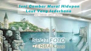 Rahasia ruangan anda tampil nyaman dan elegan dengan seni mural hitam putih Seni Gambar Mural Hidupan Laut Yang Paling Cocok Untuk Spot Foto Sederhana Igomural Kehidupan Laut Mural Hidup