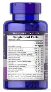 Prenatal Vitamins 100 Caplets Multivitamins Prenatal Supplements Puritan S Pride