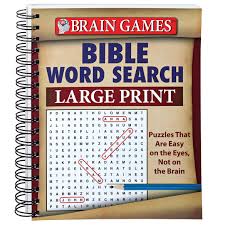 Bible crossword puzzles for adults: Large Print Bible Word Search Bible Word Search Miles Kimball