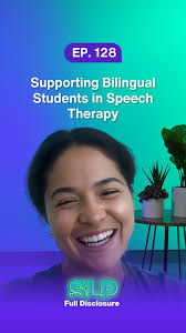 In episode 128 of the SLP Full Disclosure podcast, Michelle chats with  Natalie Jaramillo, AMN Healthcare teletherapist and bilingual SLP. They  discuss the nuances of speech therapy for bilingual ...