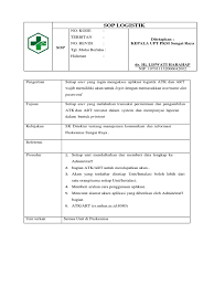 Check spelling or type a new query. Sop Logistik
