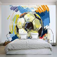 To sleep perchance to dream wall decal. Custom Wallpaper Mural For Kid S Room Hand Painted Graffiti Football Murals For Kids Mural Wallpaper Graffiti Bedroom