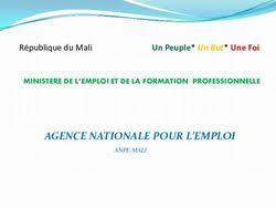 Check spelling or type a new query. Agence Nationale Pour L Emploi Anpe Mali Republiquedumali Unpeuple Unbut Unefoi Oic Vet