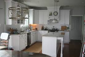 Should Kitchen Table Light Be Hung At Same Height As Island Lights