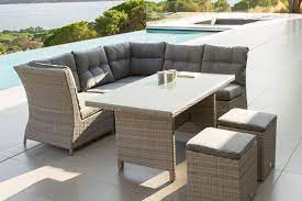 salon cuba angle de jardin grege 7 places aluminium resine tressee hesperide naturae 999 00 mobilier jardin mobilier table salon de jardin