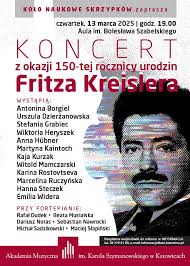 Koncert z okazji 150-tej rocznicy urodzin Fritza Kreislera
