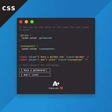 How To Style Your Caret In Css Css Tutorial Learn Html And Css Css