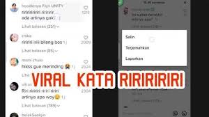We did not find results for: Riririri Viral Di Tiktok Ini Istilah Istilah Lain Yang Banyak Digunakan Cari Tahu Artinya Halaman All Tribun Bali