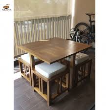 For a more unusual setup, check out this table set that includes three chairs and a dining bench. 10 Space Saving Furniture All Small Homes In Singapore Needs