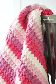 Bernat Blanket Stripes Crochet Cluster Stitch Afghan Repeat Crafter Me Crochet Blanket Patterns Bernat Crochet Cluster Stitch Crochet For Beginners Blanket