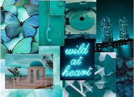 There are 117 teal aesthetic wall collage for sale on etsy, and they cost $19.07 on average. Teal Aesthetic Collage Design Neon Aesthetic Wallpaper Backgrounds