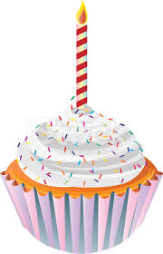 Y que tu vida sea larga y esté llena de felicidad. Feliz Cumpleanos Cupcake Vector Illustration Vectores En Stock Freeimages Com