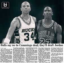 Jordan was born in brooklyn jordan was drafted by the chicago bulls with the third overall pick in 1984. When The Bulls Almost Traded The 3 Pick Michael Jordan For Terry Cummings Ballislife Com