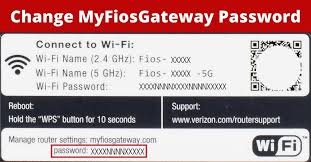 How To Change Wifi Password If Myfiosgateway Not Working Router Router Setting Wifi Password