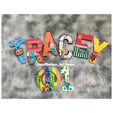 Ano po ang font nito? Cocomelon Theme Letters Per Letter Shopee Philippines