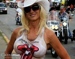 Nice tits at sturgis bike week