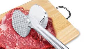 Pound the entire surface of a steak or chop with your blunt object, then use the tip of a sharp knife to sever any long seams of fat or connective tissue in several places. 3 Quick Ways To Make Beef Tender
