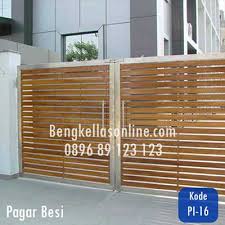 Kumpulan pagar rumah minimalis motif kayu grc jual kanopi. Harga Model Pagar Besi Grc Motif Kayu 2021 Bisa Dicicil Bunga 0