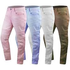 This colorimetric test refers to refined products of coal tar consisting essentially of please note. New Men Denim Jeans Skinny Fit Biker Acid Wash Colors Pink Blue Beige 30 44 Ebay